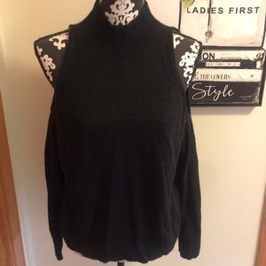 Peak a boo shoulder sweater